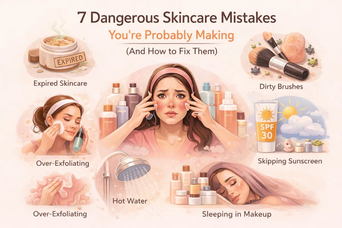 7 Dangerous Skincare Mistakes You're Probably Making (And How to Fix Them)