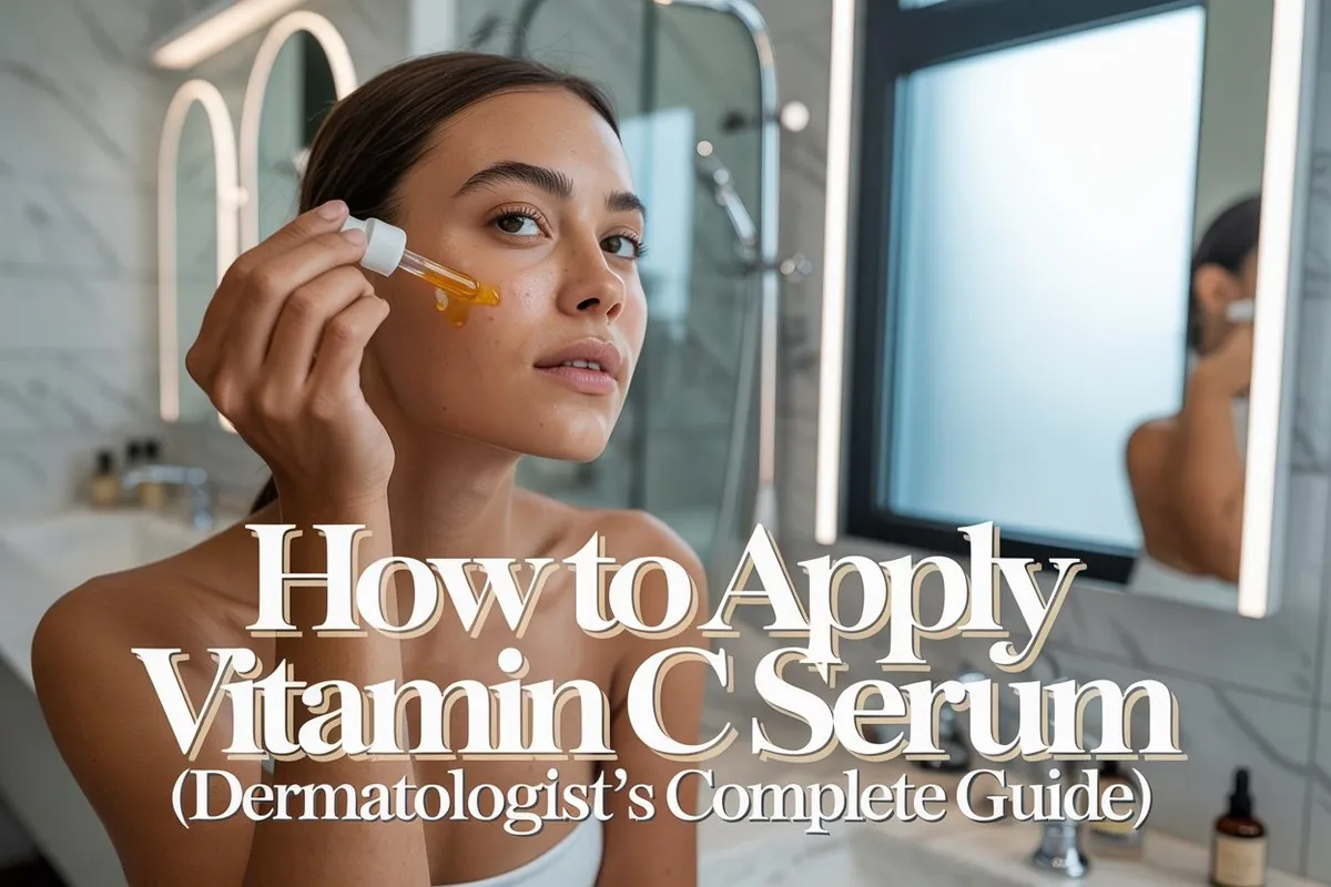 How to Apply Vitamin C Serum on Face: Dermatologist's Complete Guide